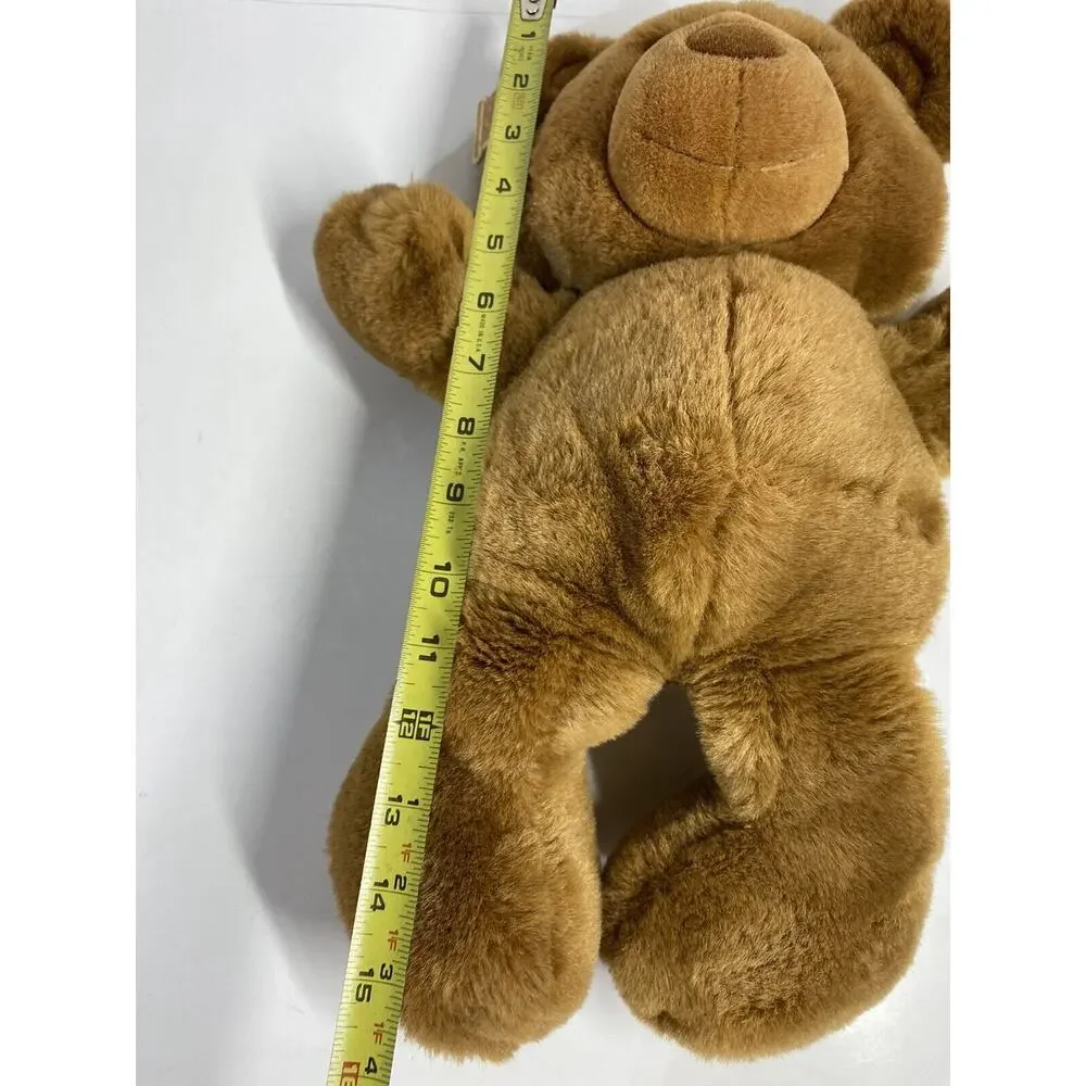 Heartline 1987 Brown Teddy Bear Plush Stuffed Animal 15